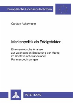 Cover Markenpolitik als Erfolgsfaktor