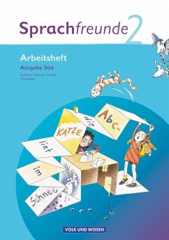 Sprachfreunde 2. Schuljahr. Arbeitsheft. Ausgabe Süd (Sachsen, Sachsen-Anhalt, Thüringen) - Knöfler, Andrea;Kelch, Susanne;Wessel, Heike