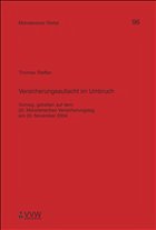 Versicherungsaufsicht im Umbruch Versicherungsaufsicht im Umbruch