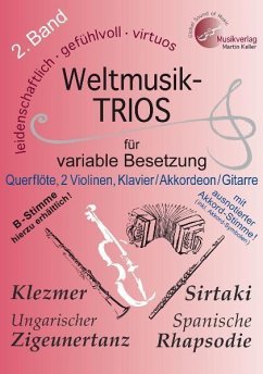 Cover Weltmusik-TRIOS für variable Besetzung, Spielpartituren u. Einzelstimmen
