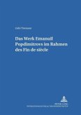 Das Werk Emanuil Popdimitrovs im Rahmen des Fin de siècle