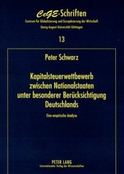 Cover Kapitalsteuerwettbewerb zwischen Nationalstaaten - unter besonderer Berücksichtigung Deutschlands