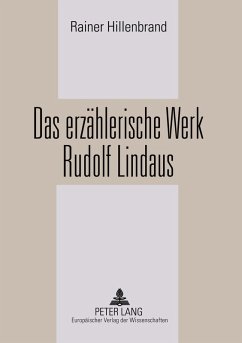 Cover Das erzählerische Werk Rudolf Lindaus