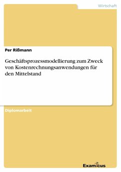 Geschäftsprozessmodellierung zum Zweck von Kostenrechnungsanwendungen für den Mittelstand - Rißmann, Per