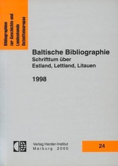 Cover Baltische Bibliographie 1998