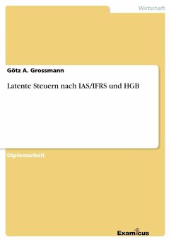 Latente Steuern nach IAS/IFRS und HGB - Grossmann, Götz A.