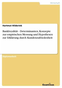 Bankloyalität - Determinanten, Konzepte zur empirischen Messung und Hypothesen zur Erklärung durch Kundenzufriedenheit