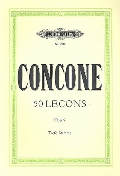 Cover 50 lecons op.9 für tiefe Singstimme und Klavier