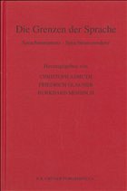 Die Grenzen der Sprache - Asmuth, Christoph / Glauner, Friedrich / Mojsisch, Burkhard (ed.)