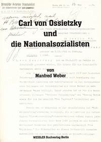 Carl von Ossietzky und die Nationalsozialisten