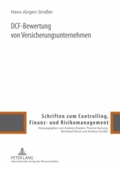 DCF-Bewertung von Versicherungsunternehmen - Straßer, Hans-Jürgen