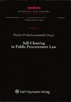 Self-Cleaning in Public Procurement Law - Herausgeber: Pünder, Hermann Arrowsmith, Sue Prieß, Hans-Joachim