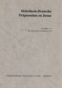 Hebräisch-Deutsche Präparation zu Josua