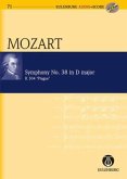 Sinfonie Nr.38 D-Dur KV 504 (Prager), Studienpartitur u. Audio-CD