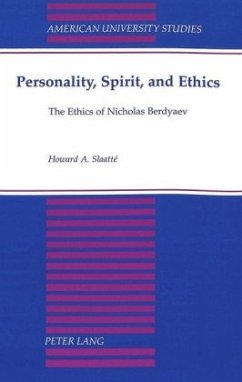 Personality, Spirit, and Ethics - Slaatte, Howard A.;Lingens, Eric