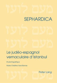 Le judéo-espagnol vernaculaire d'Istanbul - Varol-Bornes, Marie Christine