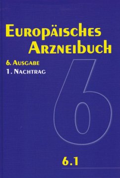 Cover Europäisches Arzneibuch 6. Ausgabe, 1. Nachtrag (Ph.Eur. 6.1)