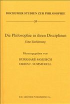 Die Philosophie in ihren Disziplinen