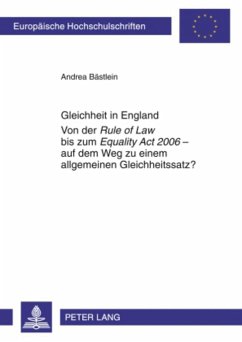 Gleichheit in England - Bästlein, Andrea