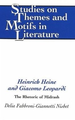 Cover Heinrich Heine and Giacomo Leopardi