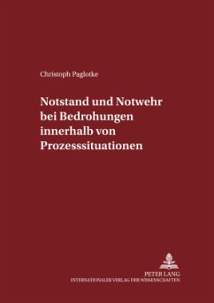 Notstand und Notwehr bei Bedrohungen innerhalb von Prozesssituationen - Paglotke, Christoph