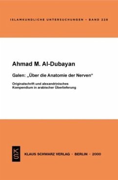 Galen: Über die Anatomie der Nerven - Al-Dubayan, Ahmad M.
