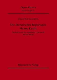 Die literarischen Reportagen Hanna Kralls - Bode-Jarsumbeck, Daniela