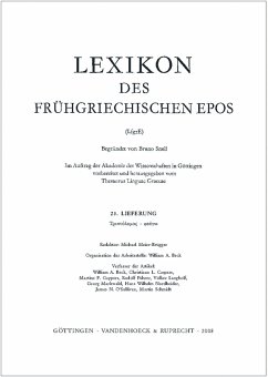 Cover Lexikon des frühgriechischen Epos Lfg. 23