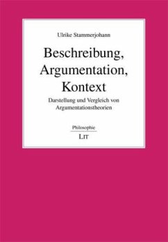 Beschreibung, Argumentation, Kontext - Stammerjohann, Ulrike