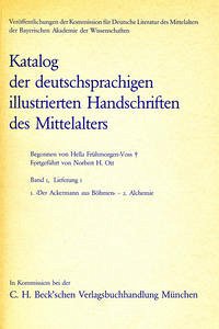Der Ackermann aus Böhmen. Alchemie - Frühmorgen-Voss, Hella und Norbert H. Ott