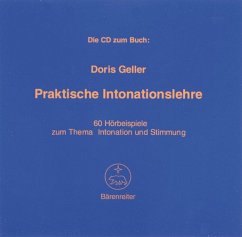 Cover Praktische Intonationslehre CD 60 Hörbeispiele zum Thema Intonation und Stimmung