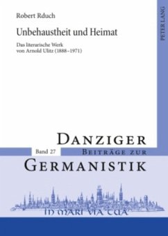 Unbehaustheit und Heimat - Rduch, Robert