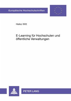 Cover E-Learning für Hochschulen und öffentliche Verwaltungen