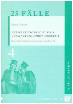 Verwaltungsrecht und Verwaltungsprozessrecht - Rauda, Christian;Zenthöfer, Jochen