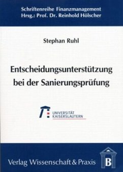 Cover Entscheidungsunterstützung bei der Sanierungsprüfung.