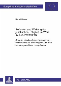 Reflexion und Wirkung der juristischen Tätigkeit im Werk E. T. A. Hoffmanns - Hesse, Bernd