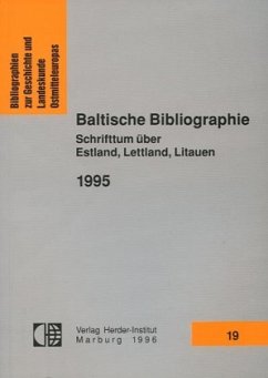 Cover Baltische Bibliographie 1995