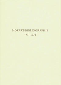 Mozart-Bibliographie / Mozart-Bibliographie