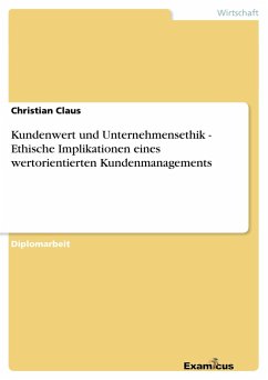 Kundenwert und Unternehmensethik - Ethische Implikationen eines wertorientierten Kundenmanagements - Claus, Christian