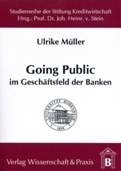 Cover Going Public im Geschäftsfeld der Banken.