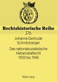 Das nationalsozialistische Nebenstrafrecht 1933 bis 1945