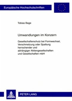 Umwandlungen im Konzern - Bage, Tobias