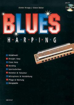 Blues Harping, m. CD-Audio. Bd.1 - Kropp, Dieter; Baker, Steve