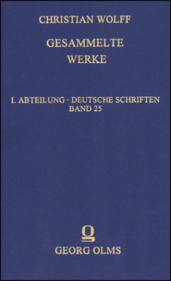 Christian Wolff. Gesammelte Werke - Wolff, Christian