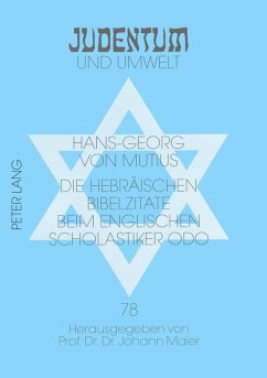 Cover Die hebräischen Bibelzitate beim englischen Scholastiker Odo