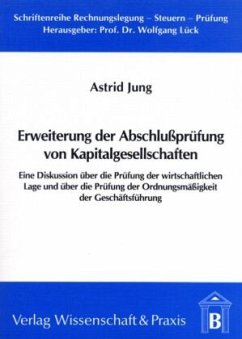 Cover Erweiterung der Abschlussprüfung von Kapitalgesellschaften.