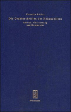 Cover Die Grabinschriften der Hohenzollern