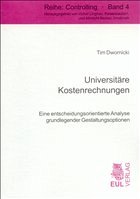 Universitäre Kostenrechnungen Universitäre Kostenrechnungen
