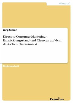 Direct-to-Consumer-Marketing - Entwicklungsstand und Chancen auf dem deutschen Pharmamarkt - Simon, Jörg