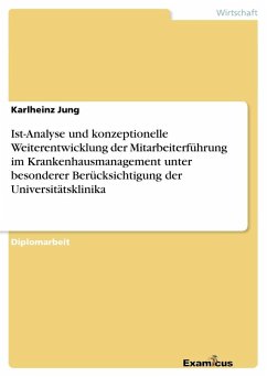 Ist-Analyse und konzeptionelle Weiterentwicklung der Mitarbeiterführung im Krankenhausmanagement unter besonderer Berücksichtigung der Universitätsklinika - Jung, Karlheinz